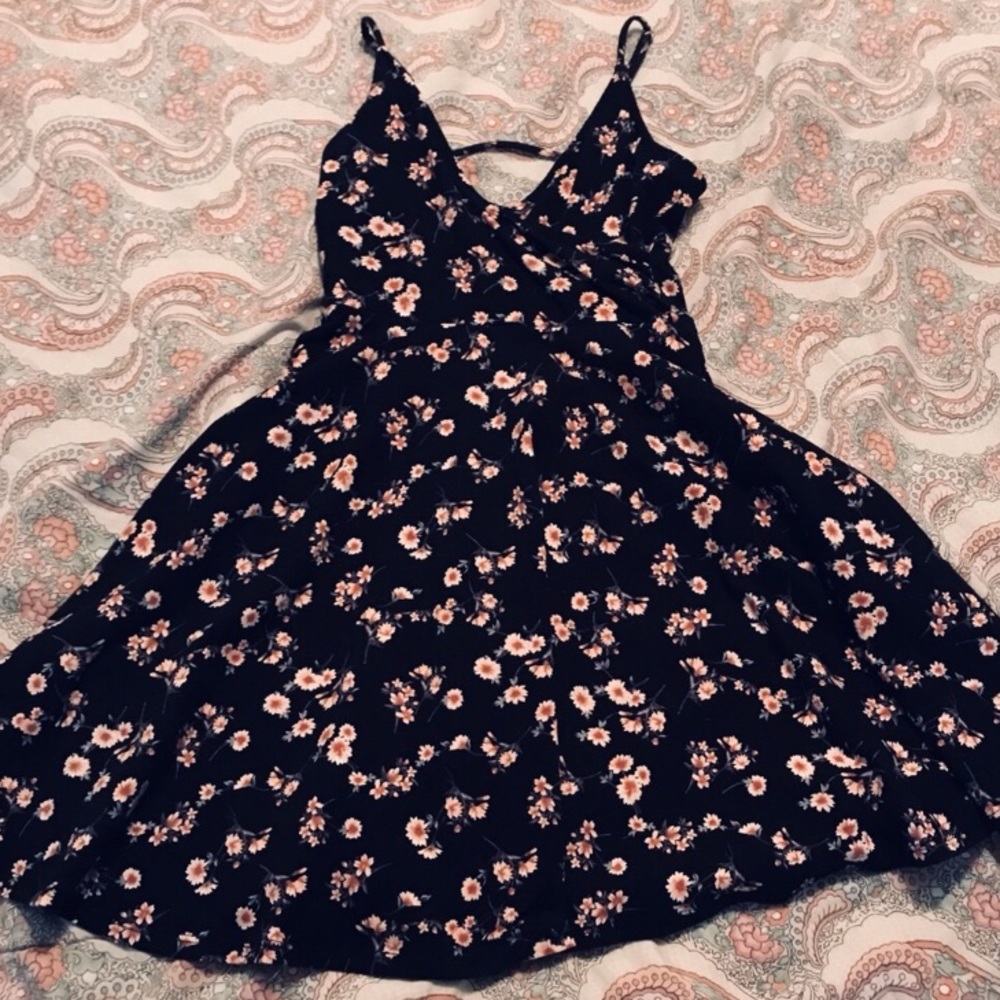 Black Floral Dress